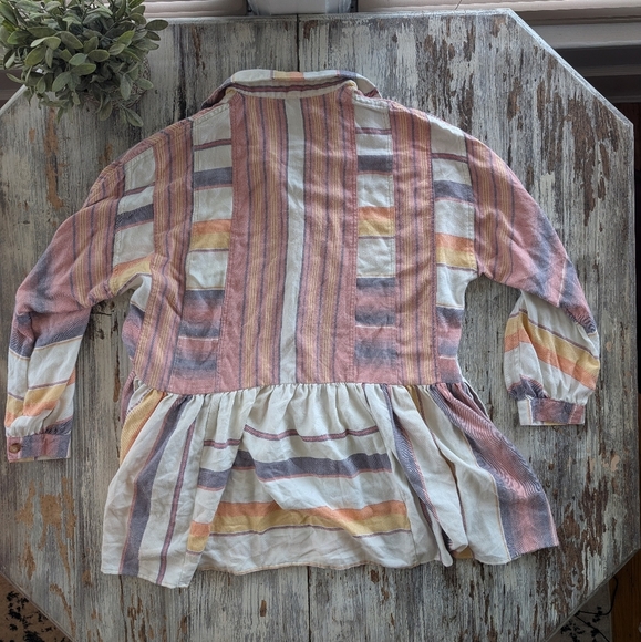 Free People Sunset Shirtdress Oversized Womens XS - Picture 7 of 9